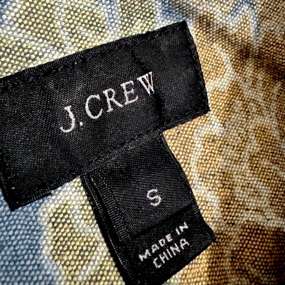 J.Crew Men’s Floral Oxford Short Sleeve Shirt - Size S - Picture 3 of 14